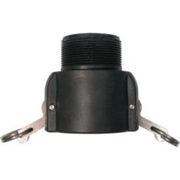Be Pressure Supply 2" Polypropylene Camlock Fitting - Female Coupler x MPT Thread 90.737.300